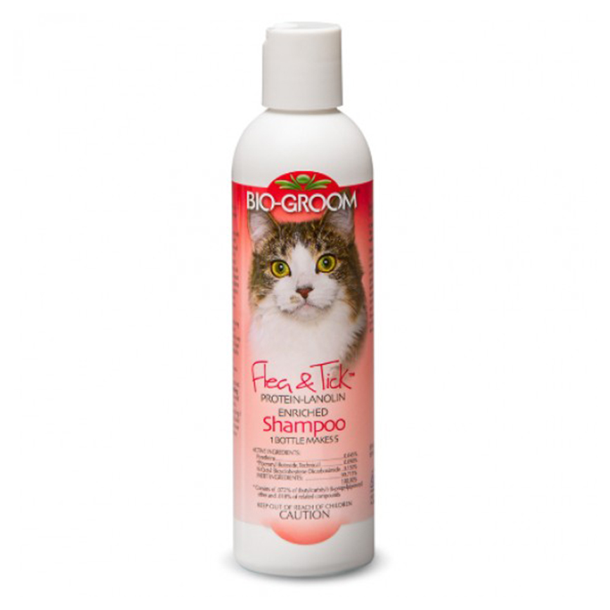 BIO-GROOM 貓用除蚤及去蝨洗毛水 Flea & Tick 8oz (BG18008) 圖 1