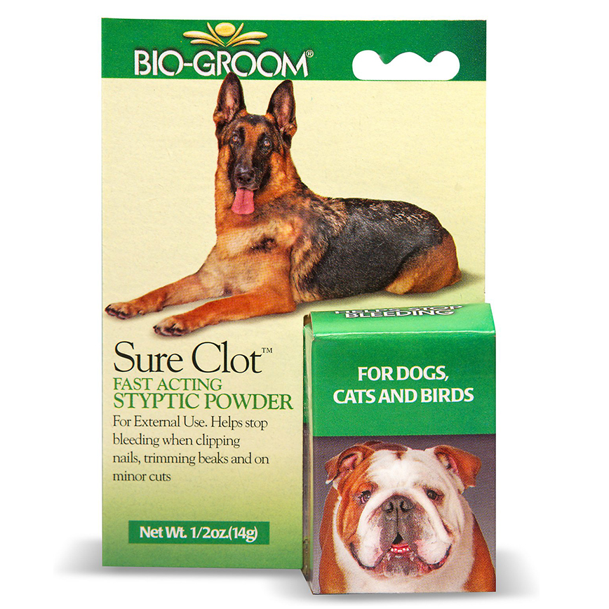 BIO-GROOM 止血粉 Sure Clot Fast Acting Styptic Powder 0.5oz (BG53005)