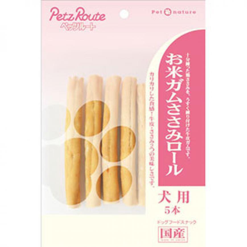 日本Petz Route 米棒雞胸卷 5支裝 (犬用) 圖 1