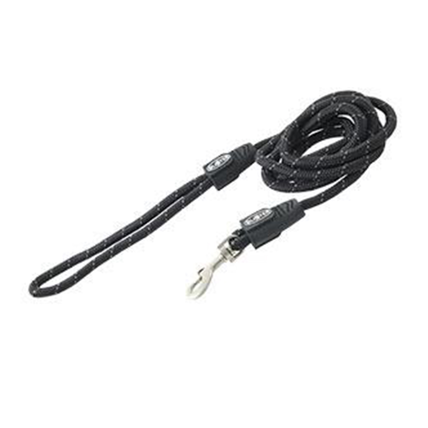 Buster 反光牽繩 Reflective Rope Lead 13mm x 120cm 黑色 (287216) 圖 1