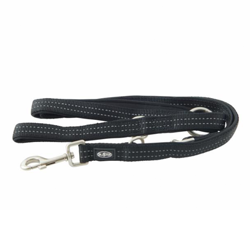 Buster 氯丁橡膠多功能牽繩 Neoprene Multipurpose Lead 180cm 黑色 細碼 (287011) 圖 1