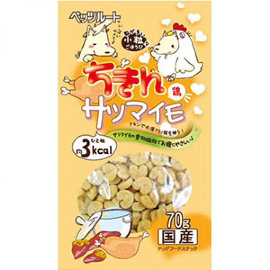 日本Petz Route 蕃薯雞粒 70g (犬用)