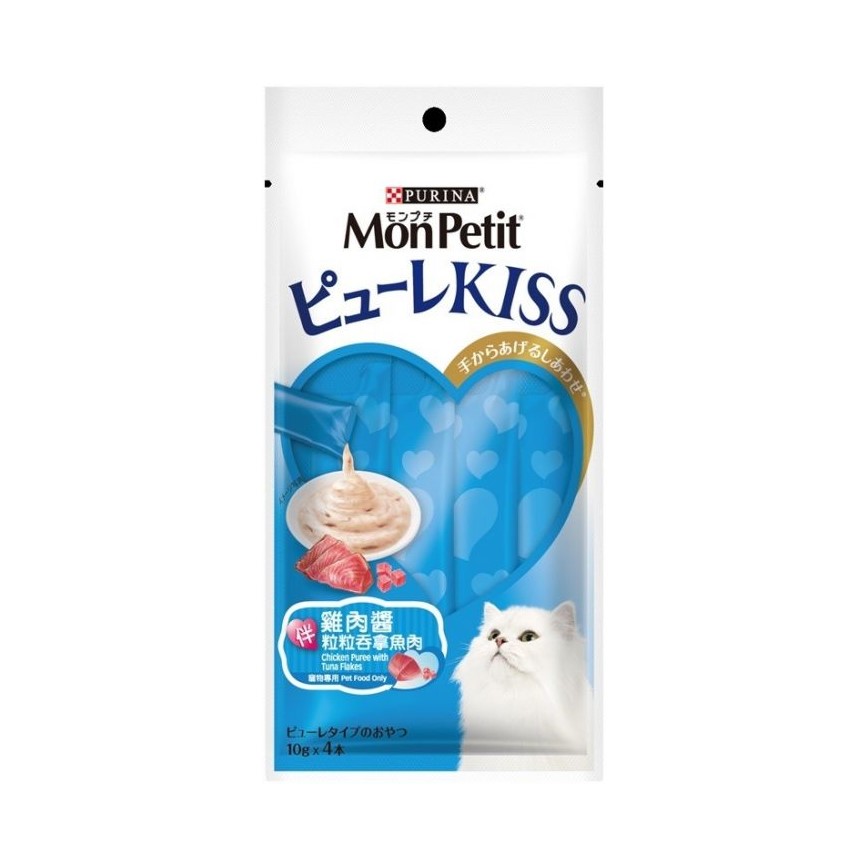 MonPetit Puree Kiss 雞肉醬伴鰹魚 4本