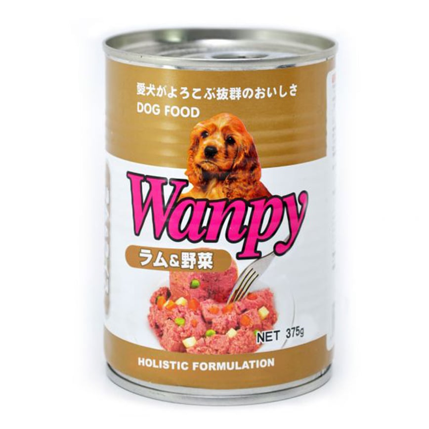 Wanpy 狗罐頭 羊肉+野菜配方 375g (YY852049) 圖 1