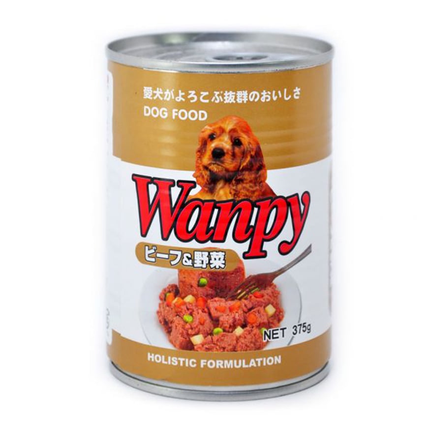 Wanpy 狗罐頭 牛肉野菜 375g