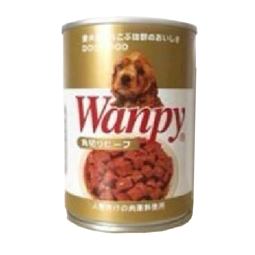 Wanpy 狗罐頭 角切牛肉配方 375g (YY851080)