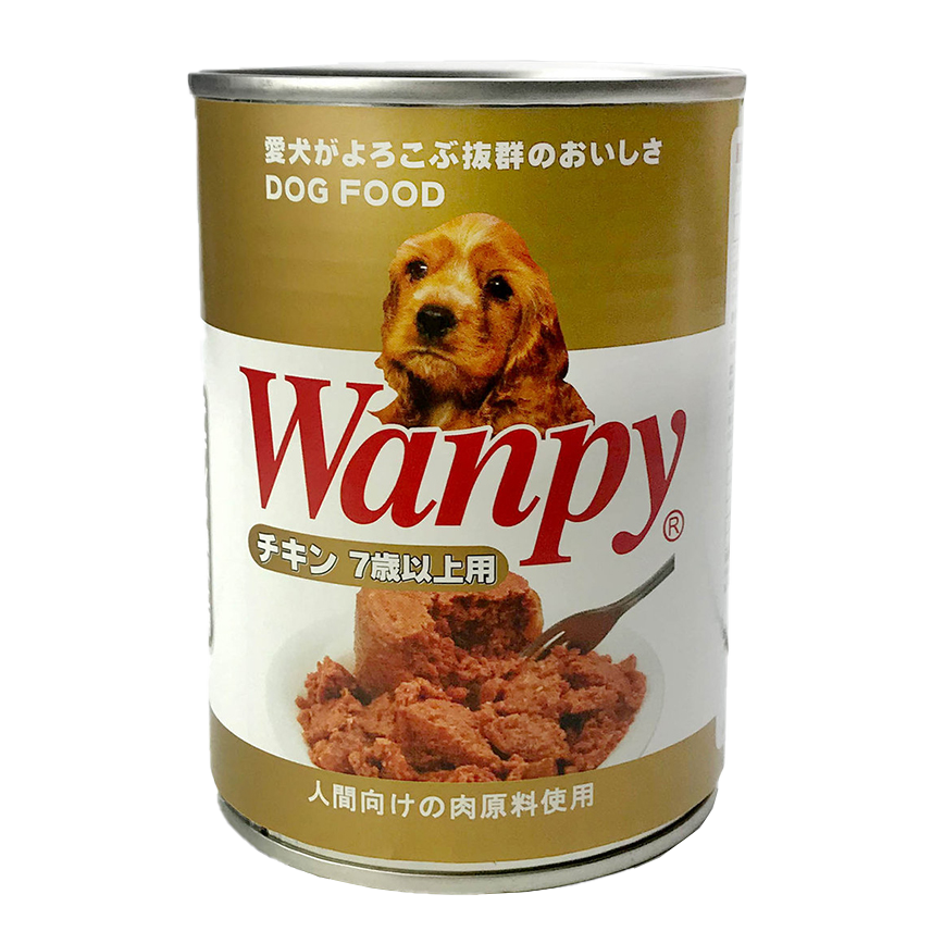 Wanpy 狗罐頭 七歲以上 雞肉配方 375g (YY850229) 圖 1