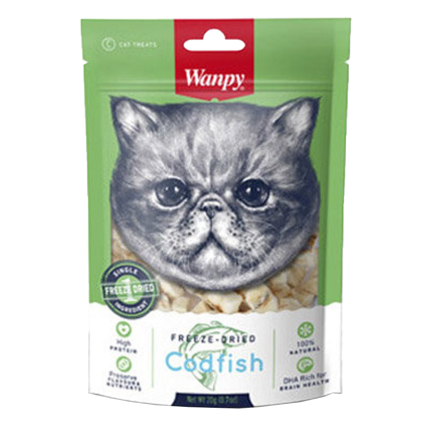 Wanpy Freeze Dry 凍乾鱈魚 Codfish 20g (YY811480)