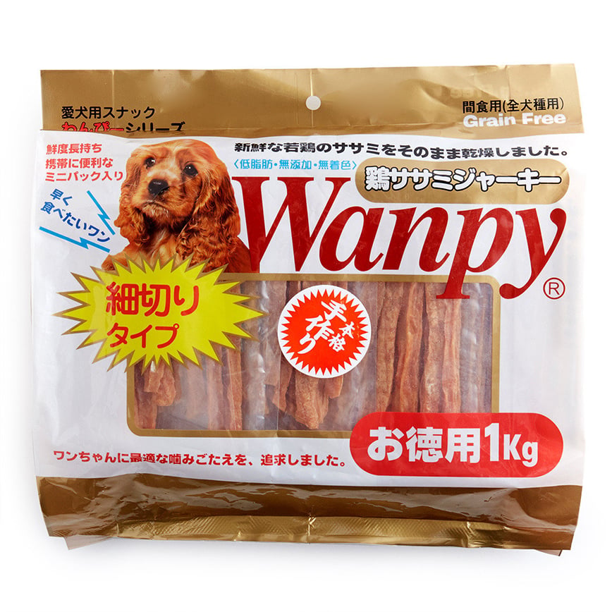 Wanpy 狗零食 雞絲 1kg (YY120164)