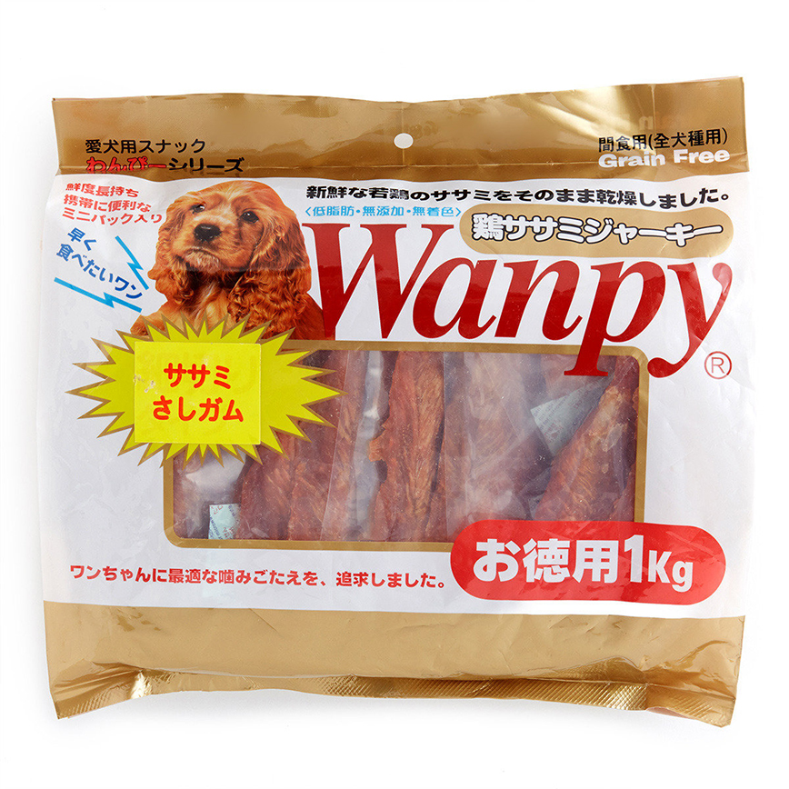Wanpy 狗零食 雞包牛筋支 1kg (YY101022) 圖 1