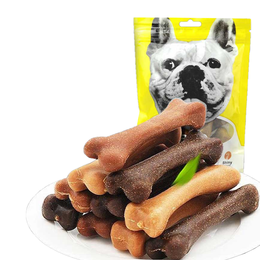 YaHo 狗零食 磨牙潔齒骨潔齒棒 混合味 骨頭型 10支裝 圖 1