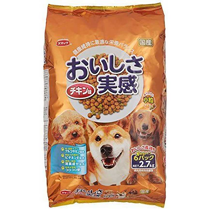 日本SMACK 狗糧 滋味維生素E除臭配方 全犬糧 雞肉味 2.7kg (橙) (停售)