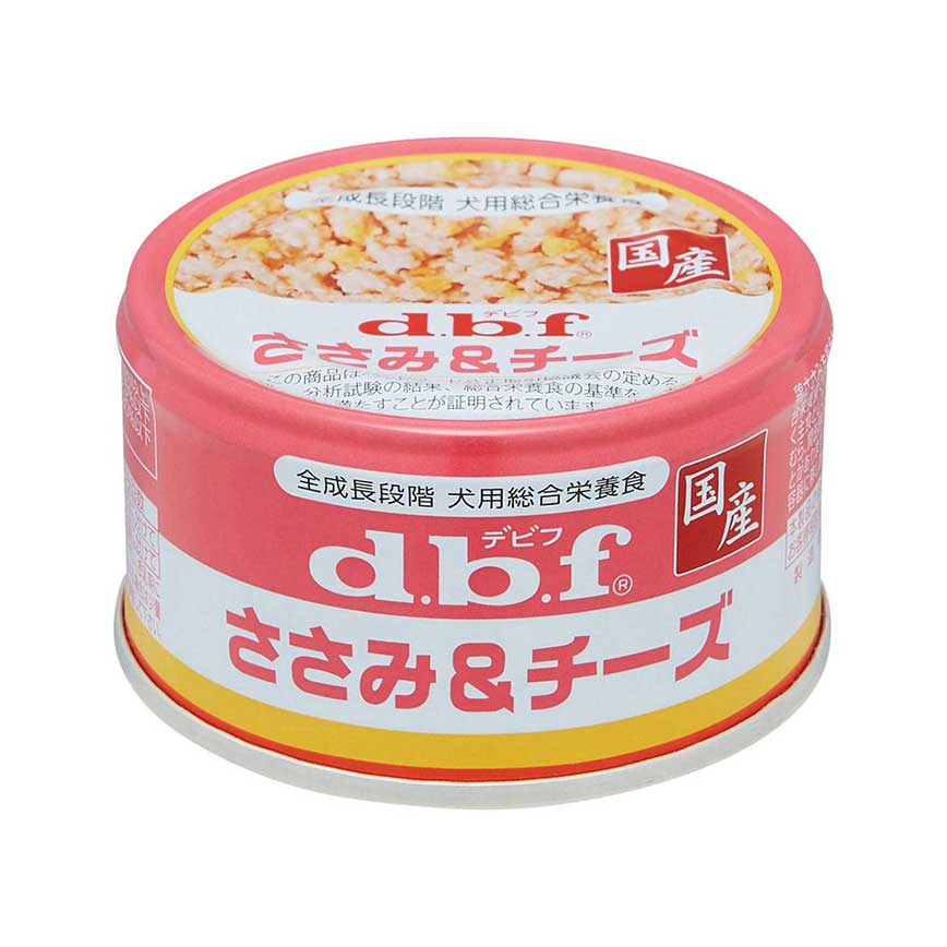 日本d.b.f 狗罐頭 綜合營養 雞胸肉及芝士味 85g