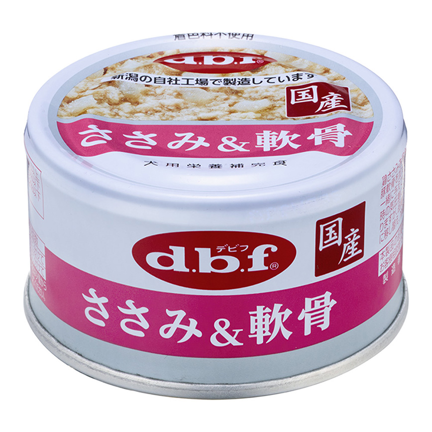 日本d.b.f 狗罐頭 綜合營養 雞胸肉及軟骨味 85g
