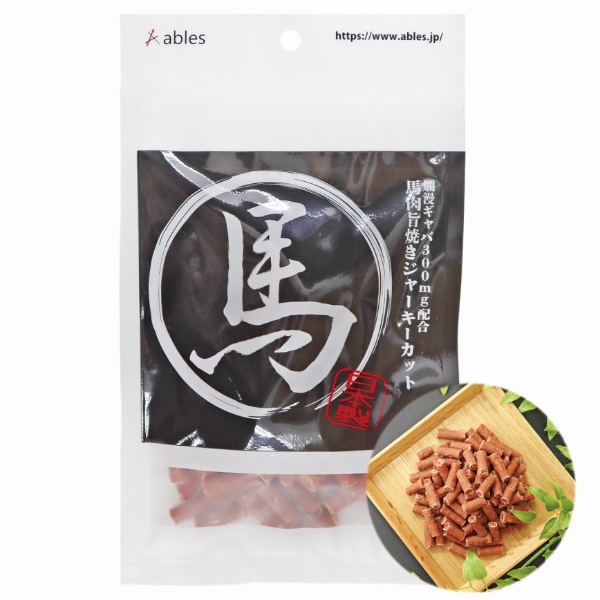 日本Aables 狗零食 日本製烤馬肉短棒 90g