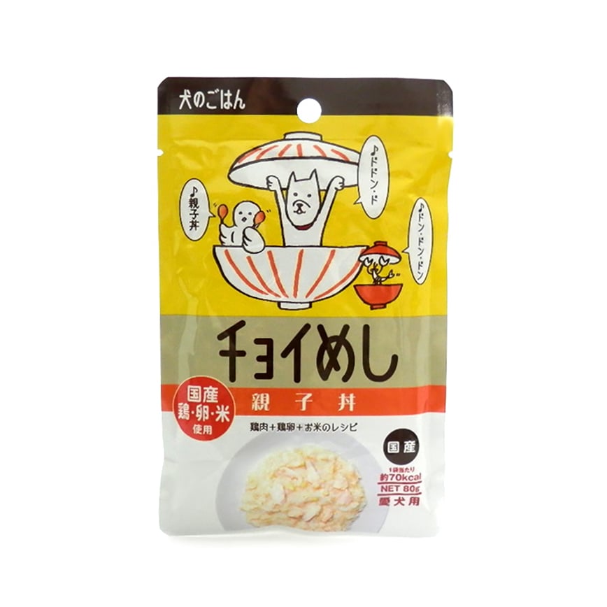 日本wanwan 狗零食 犬日和 雞肉玉子飯 80g