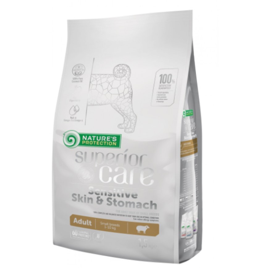 Nature's Protection 狗糧 小型犬細粒糧 敏感皮膚腸胃配方 低敏羊肉 10kg (SD7610K) 圖 1