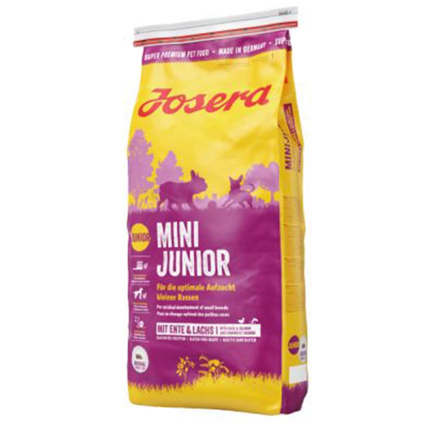 Josera 狗糧 幼犬糧 細粒 Mini Junior 鴨肉+馬鈴薯+三文魚+紐西蘭青口 900gx5包 (JD5673)