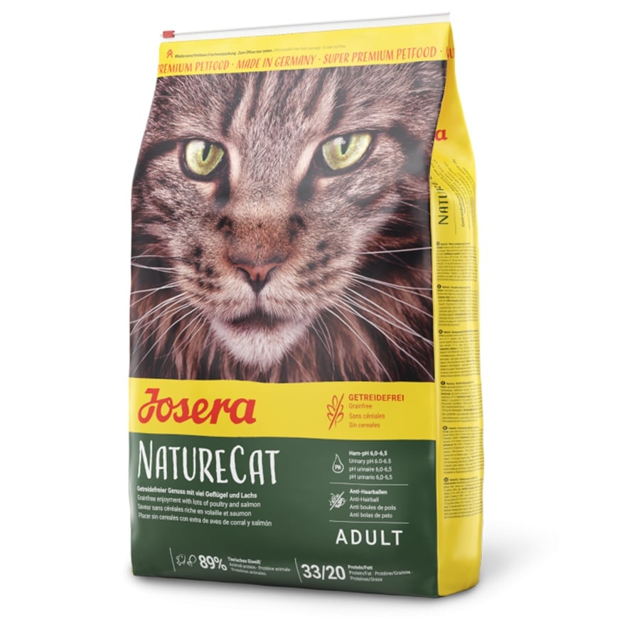 Josera 貓糧 成貓糧 無穀物配方 Nature Cat 雞肉+三文魚+蕃薯+草本 2kg (JC4920)