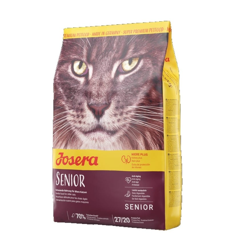 Josera 貓糧 老貓糧 腎臟配方 Senior 米飯+玉米+甜菜漿+鴨肝 10kg (JC4656)