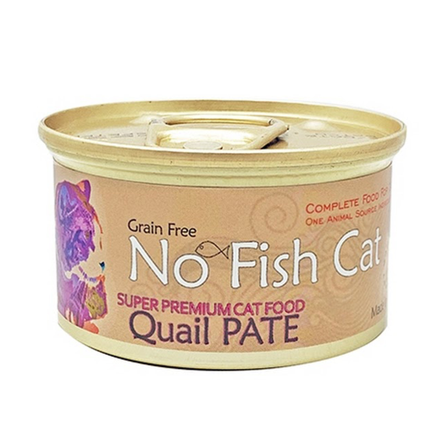No Fish Cat 鵪鶉肉醬 主食罐 85g