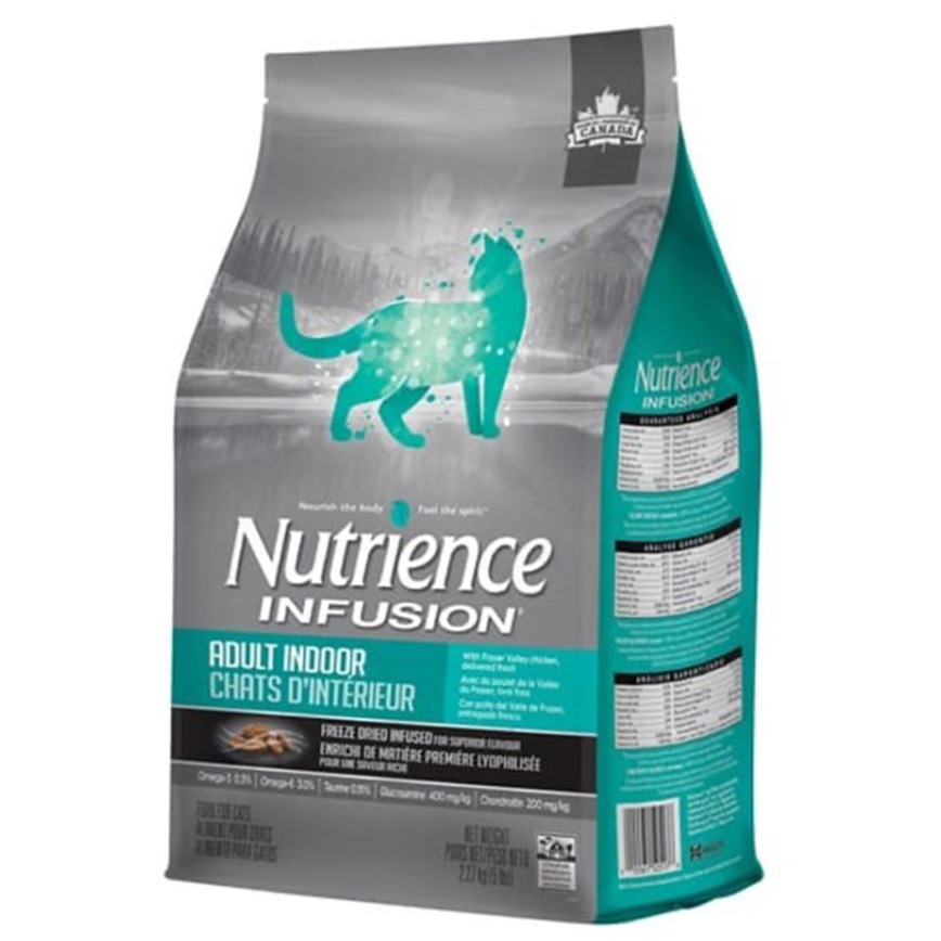 Nutrience Infusion 貓糧 凍乾外層 鮮雞肉 室內貓配方 2.27kg (C2517)