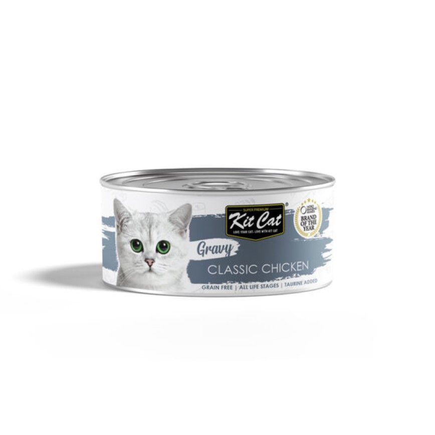 Kit Cat GravySeries 貓罐頭 鮮嫩營養肉汁湯 雞肉 70g (KC-3149)