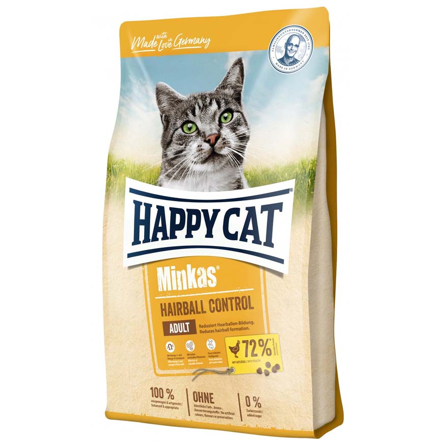 Happy Cat Minkas 全貓糧 毛球控制配方 500g (70401) (TBS)