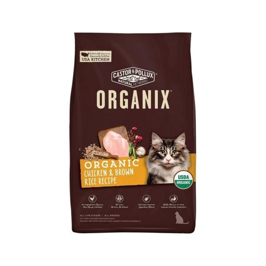 CASTOR & POLLUX ORGANIX 有機全貓糧 雞肉糙米配方 3lb