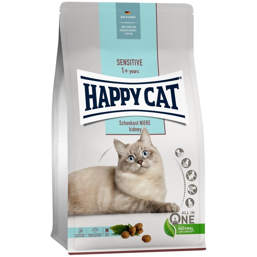 Happy Cat Sensitive系列 成貓糧 腎臟保健無麩質配方 1.3kg (70607) 圖 2