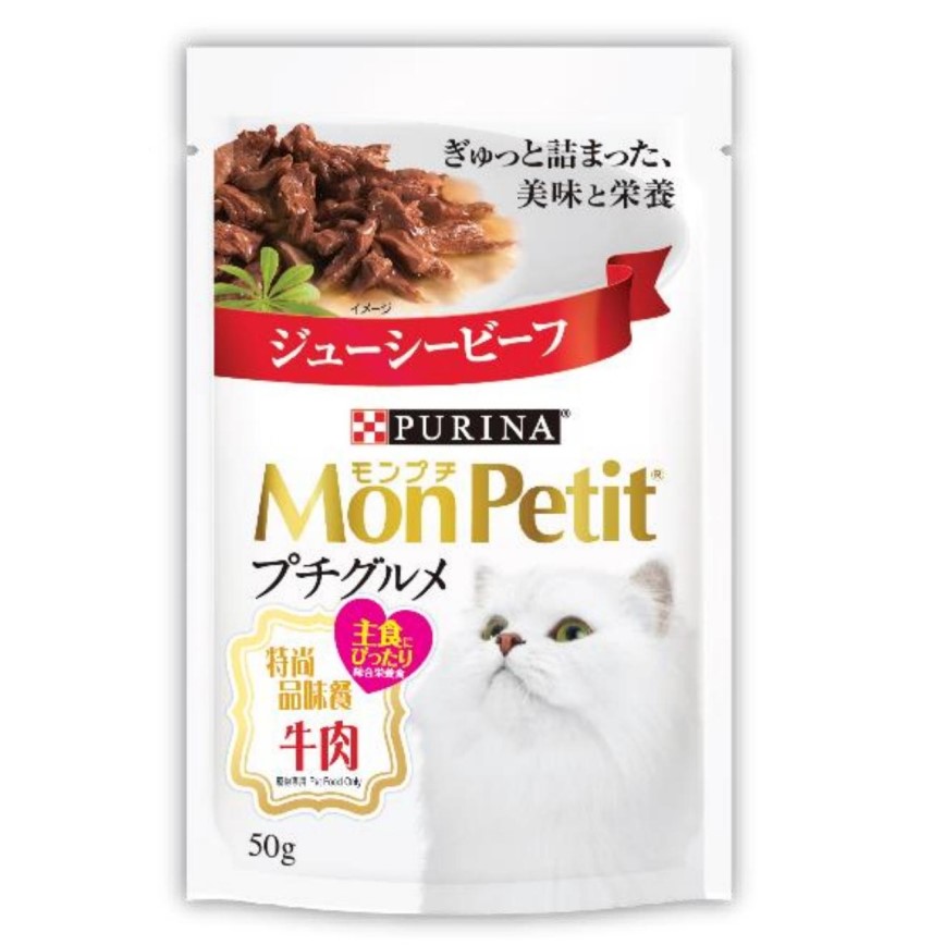 MonPetit 貓濕糧 Gourmet 特尚品味餐 牛肉 50g (12519610)