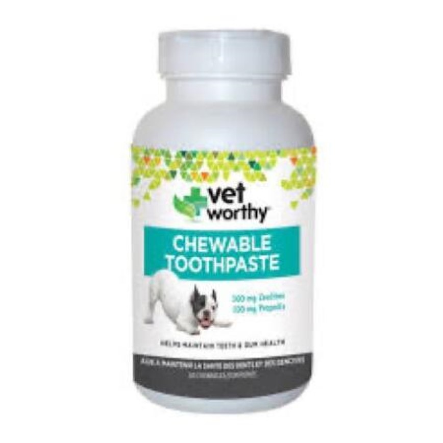 Vet Worthy 狗用 清新口氣咀嚼片 60片 Dog Chewable Toothpaste 60ct (0122)