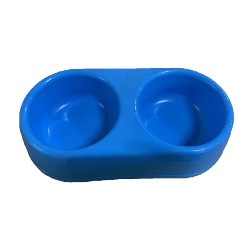 Moderna 塑膠雙碗 Double Eco Bowls (天藍色) (貓犬用) (H121-016) 圖 1