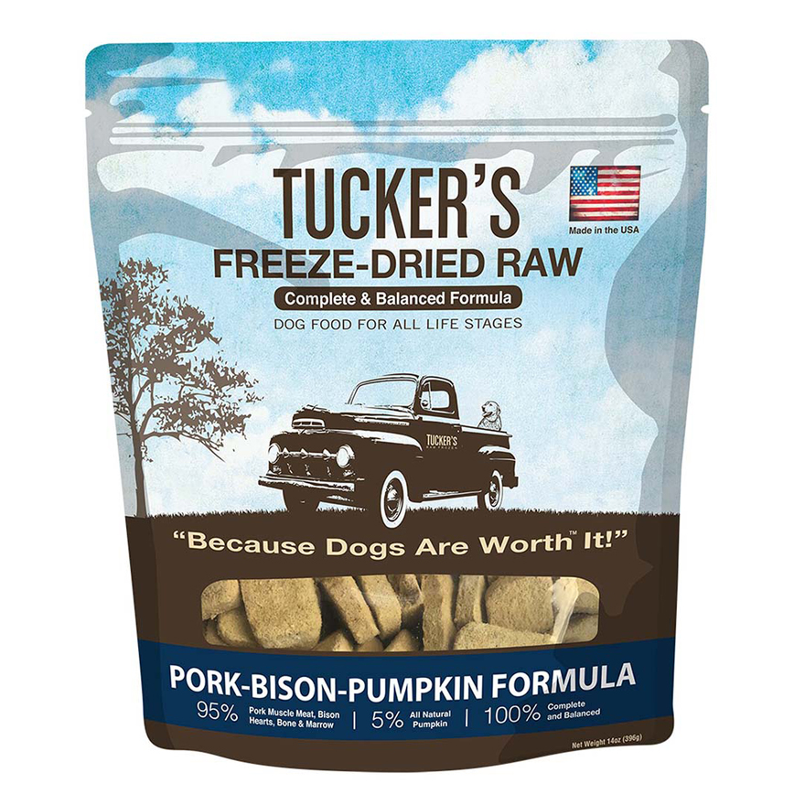 TUCKER'S 凍乾犬糧 豚+犎牛+南瓜配方 PORK-BISON-PUMPKIN 14oz 圖 1