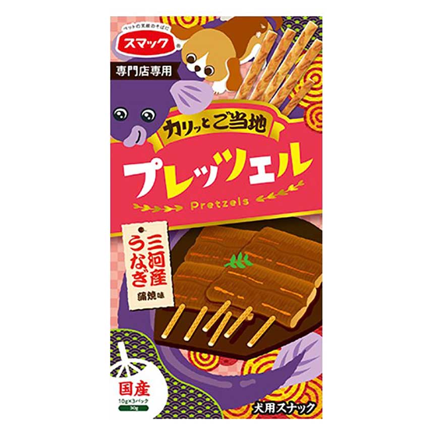 日本SMACK 狗狗百力滋 三河產蒲燒鰻魚味 30g