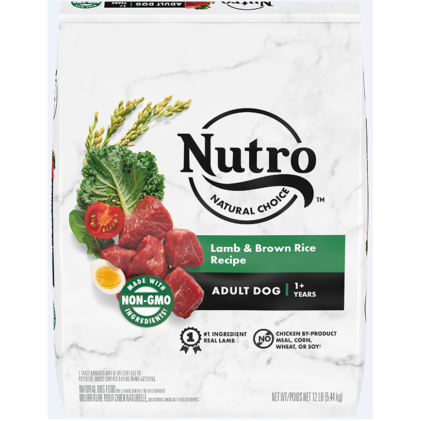 Nutro 狗糧 成犬糧 羊肉及糙米 12lb (10265316)