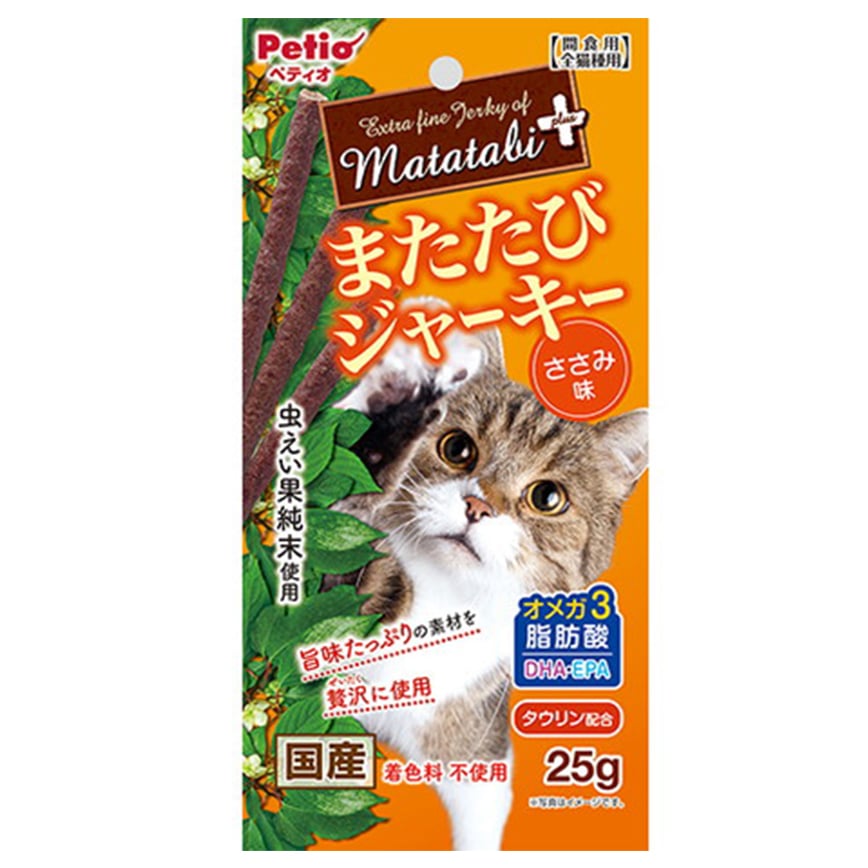 Petio貓小食 木天蓼鷄胸肉條 皮毛護理 25g