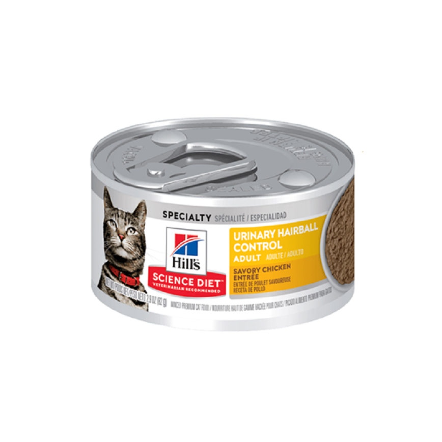 Hills 貓罐頭 成貓泌尿道健康及去毛球配方 Adult Urinary Hairball Control 2.9oz (10138) 圖 1