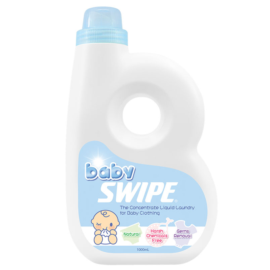 Baby Swipe BB威寶 嬰兒衣物濃縮洗劑 本體 1000ml (10106051) (TBS)