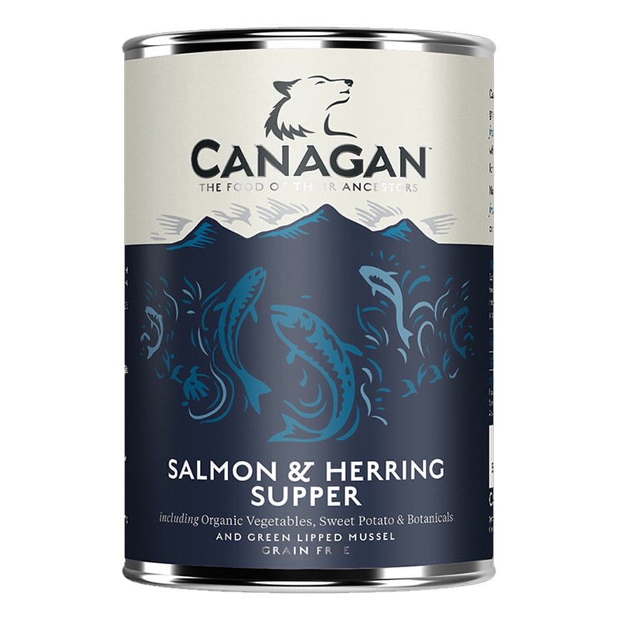 CANAGAN 狗罐頭 三文魚鯡魚 400g
