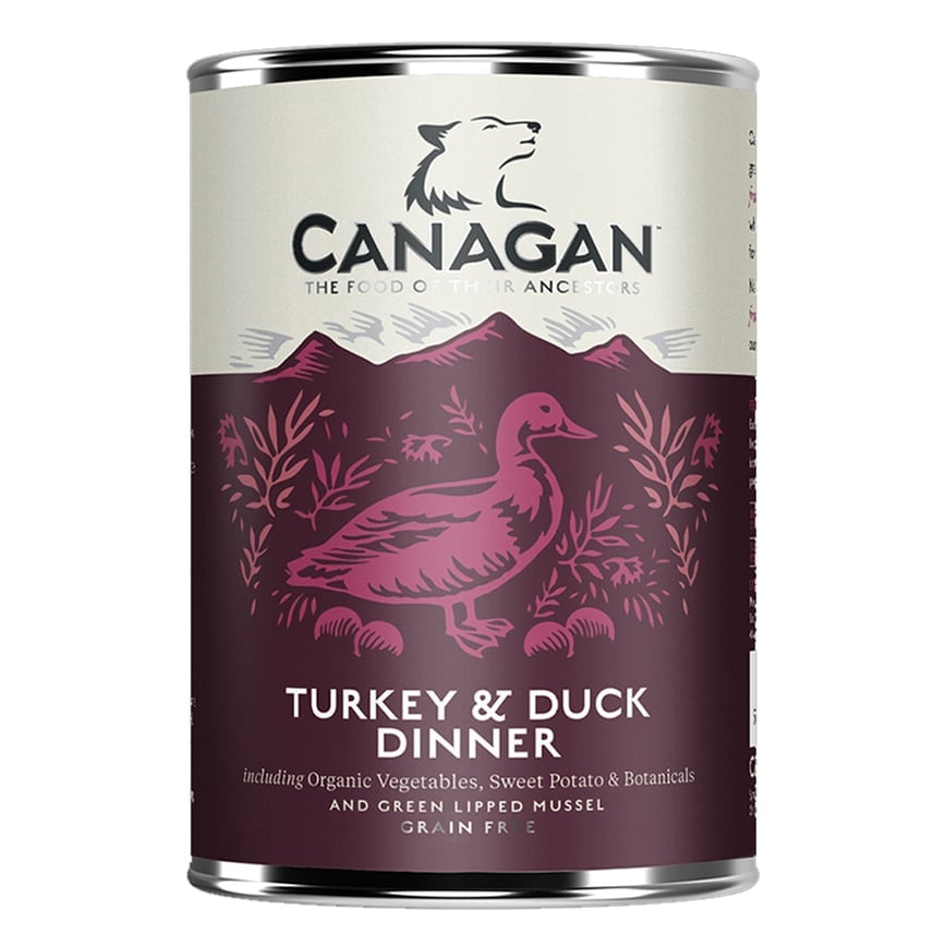 CANAGAN 火雞鴨肉狗罐頭 400g