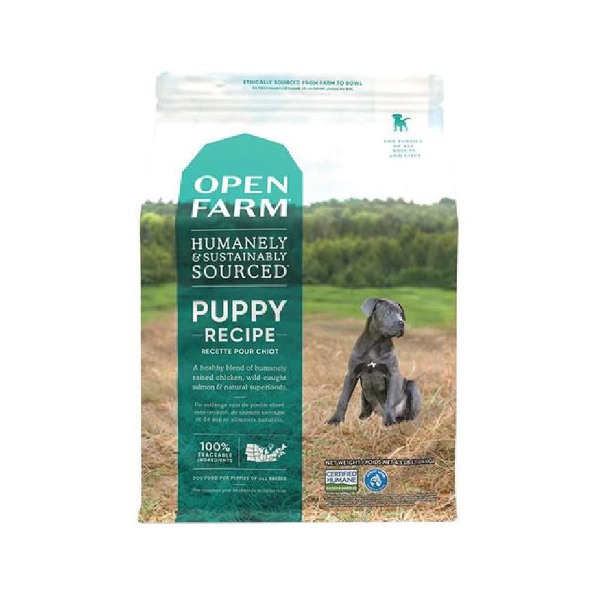 Open Farm 無穀物幼犬配方 野生三文魚+走地雞 24lb