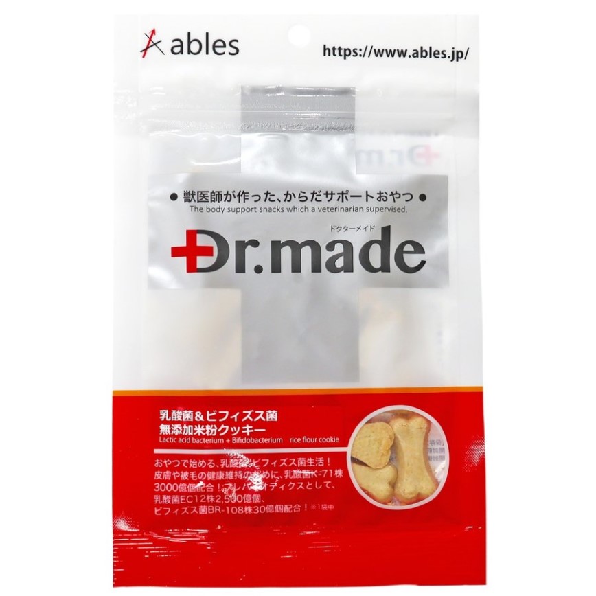 日本Dr.Made 獸醫研發 狗零食 乳酸菌功能性 狗狗餅乾 30g