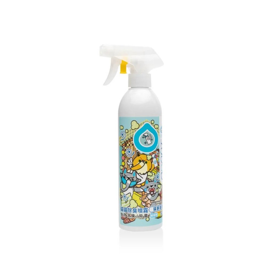 ODOUT臭味滾 除臭抑菌噴霧瓶 貓用 0.5L (91602193/91603857) (新包裝)