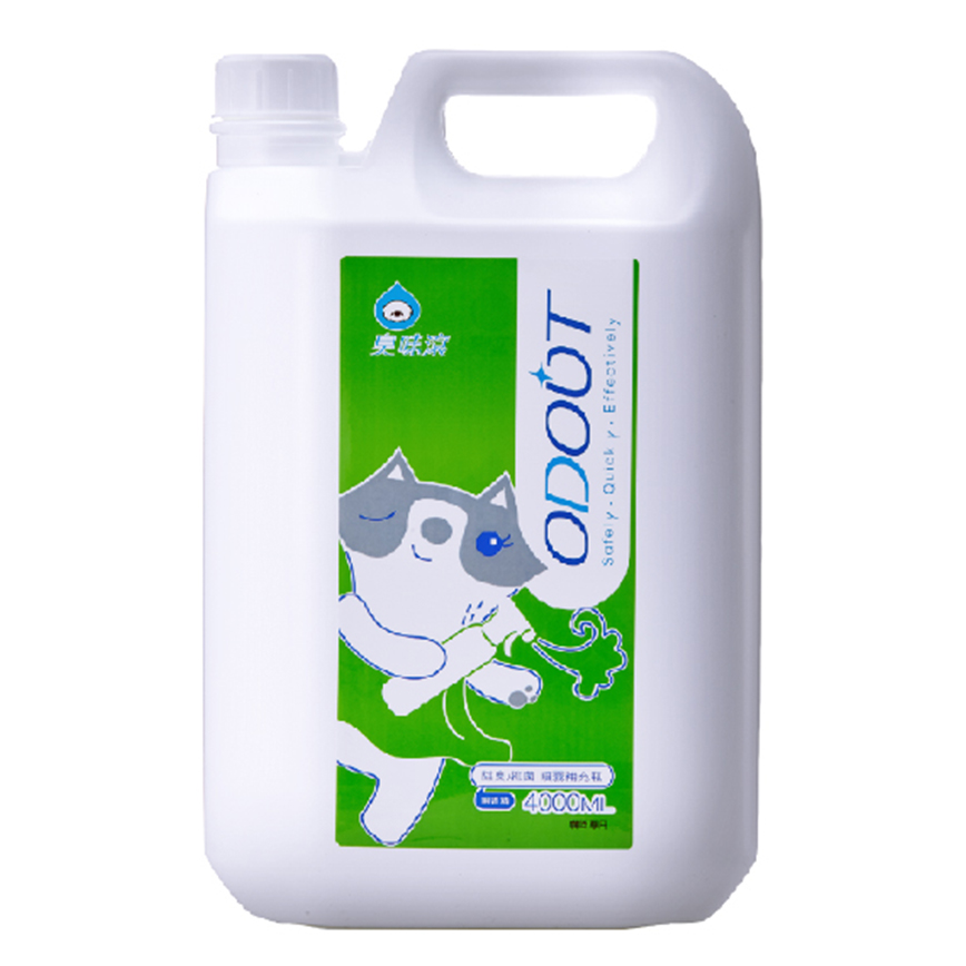 ODOUT臭味滾 除臭抑菌噴霧補充瓶 貓用 4L (91602379) (TBM)
