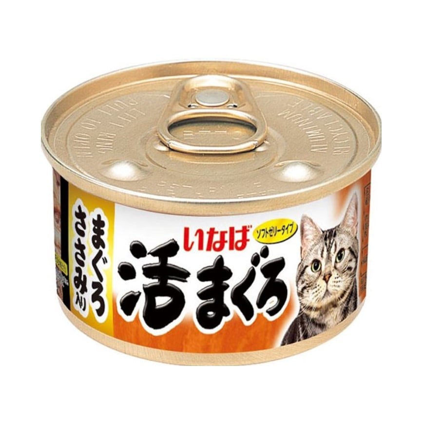 CIAO 貓罐頭 活まぐろ 金槍魚雞肉 85g (橙) (IM-363) (TBS) 圖 1