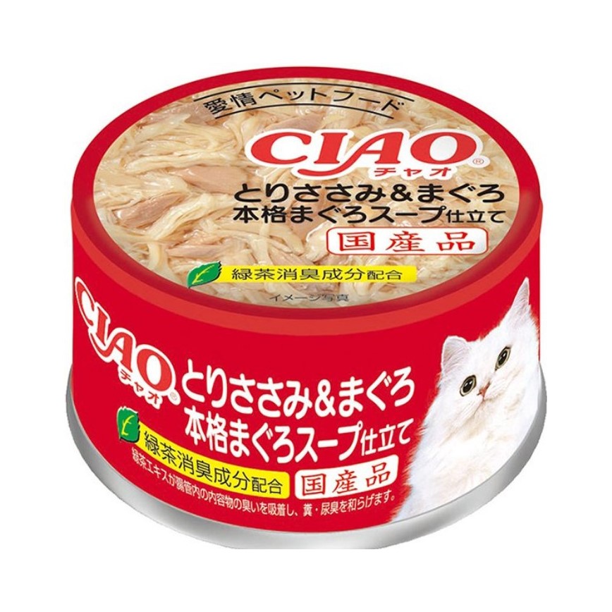 CIAO 貓罐頭 雞肉+金槍魚 85g (A-64) 圖 1