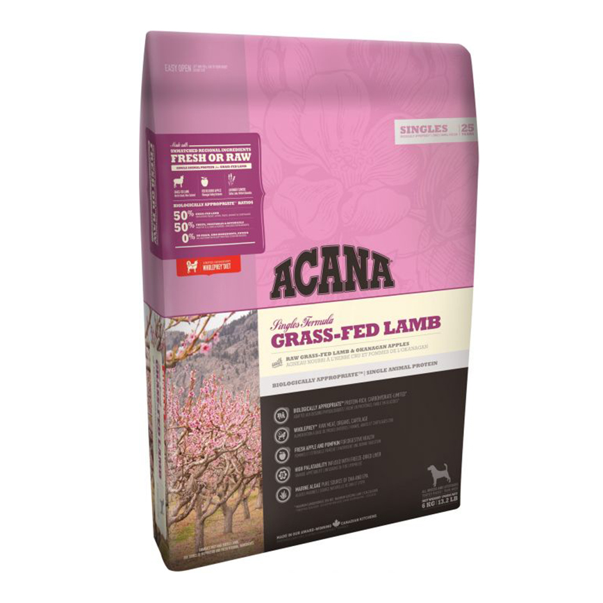 ACANA愛肯拿 無穀物狗糧 單一動物性蛋白系列 草飼羊配方 2kg (ADLA2K)