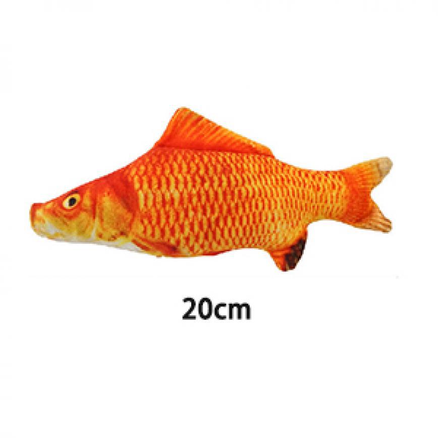 貓咪柔軟舒服抱枕玩具 鯉魚 小 - 開倉價優惠 圖 1