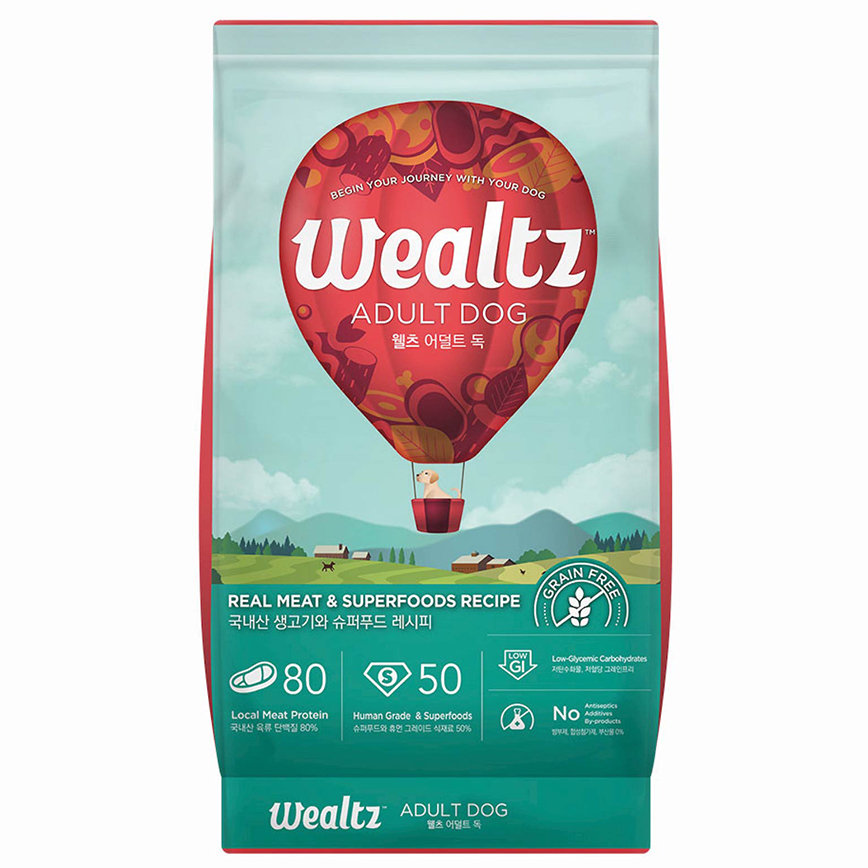 Wealtz 狗糧 成犬配方 鮮雞肉+超級食物食譜 2.1kg (WDA2368)